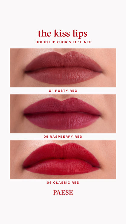 PAESE | The Kiss Lips Liquid Lipstick